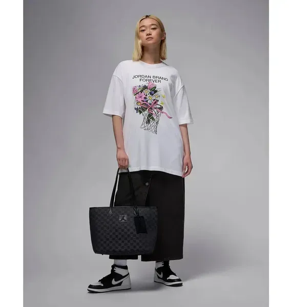 Сумка Air Jordan Monogram Tote Black Cat Black | MM0896-KK2 фото