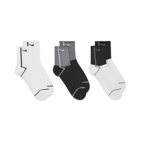 Шкарпетки Nike Everyday Plus Lightweight Ankle 3 Packs | CK6021-904 фото