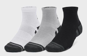 Шкарпетки Under Armour Performance Tech 3pk Quarter Socks | 1379510-011 фото