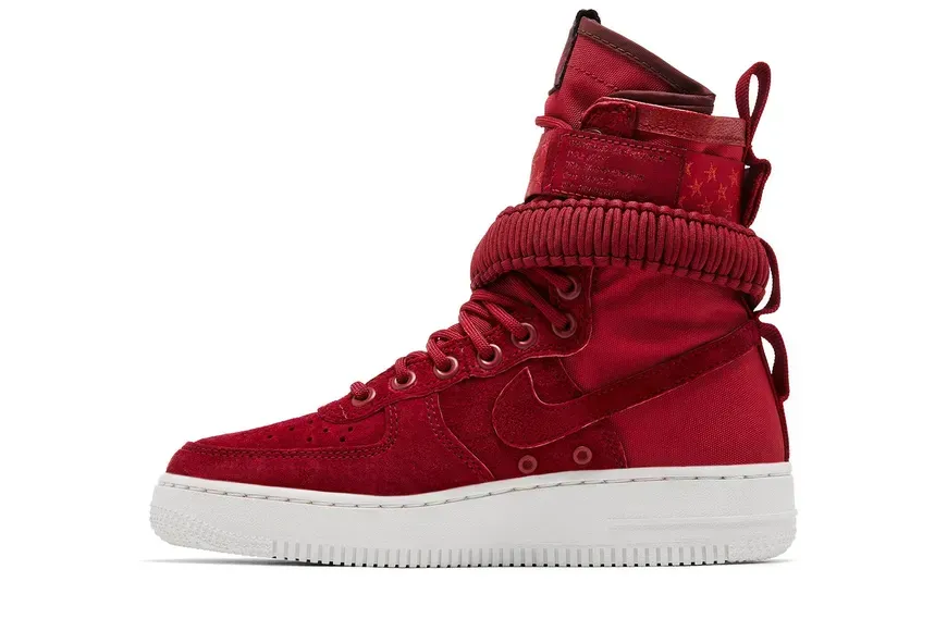 Жіночі черевики Nike SF Air Force 1 High 'Red Crush'| 857872-601 фото