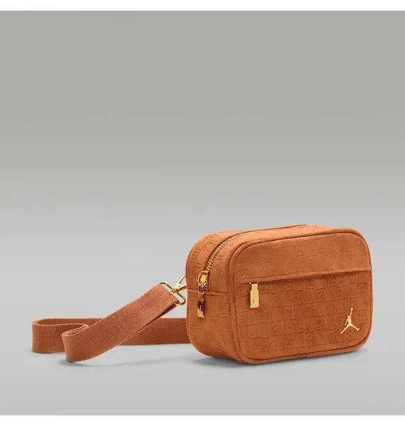 Сумка Air Jordan Jam Suede Monogram Camera Brown | MA9207-X6X фото
