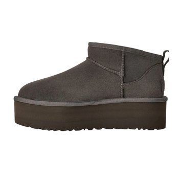 Жіночі черевики UGG Classic Ultra Mini Platform Boots 'Charcoal Grey'| 1135092 CHRC фото