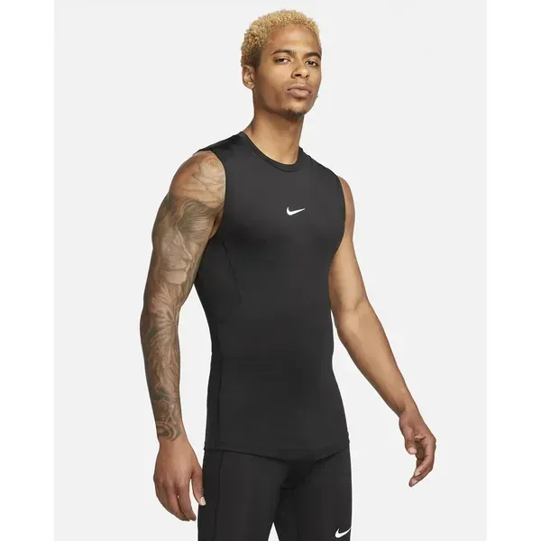 Чоловіча майка Nike Dri-Fit Pro Black | FB7914-010 фото