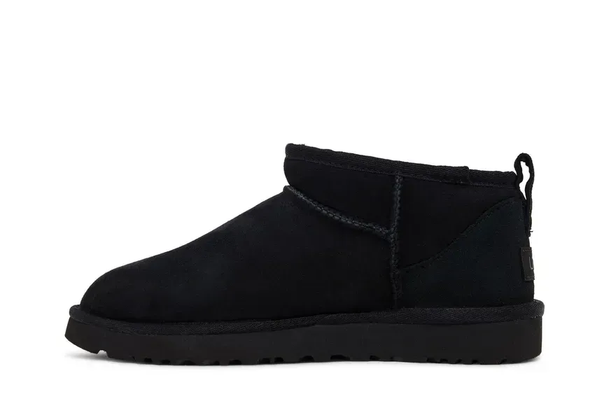 Жіночі уггі UGG Wmns Classic Ultra Mini 'Black'| 1116109 BLK фото