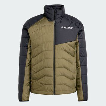 Чоловіча куртка adidas TERREX MULTI SYNTHETIC INSULATED 'Black / Olive Strata'| IM8205 фото