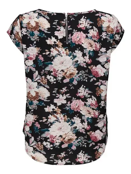 Блуза ONLY ONLVIC SS AOP TOP NOOS PTM | 15161116-BLACK-AOP:BIG LA фото