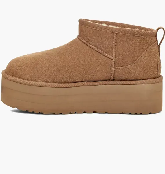 Жіночі уггі UGG Classic Ultra Mini Platform Brown | 1135092 фото
