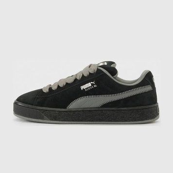 Кросівки Puma Suede XL Black/Grey | 403963-01 фото