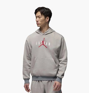 Чоловічий худі Air Jordan Brooklyn Fleece Jumpman Pullover Hoodie Grey | HV5096-062 фото