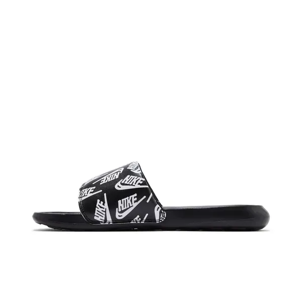 Капці Nike Victori One Slide 'Repeat Logo - Black White'| CN9678-008 фото