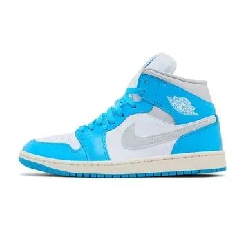 Жіночі кросівки Air Jordan 1 Mid 'Dark Powder Blue'| BQ6472-400 фото
