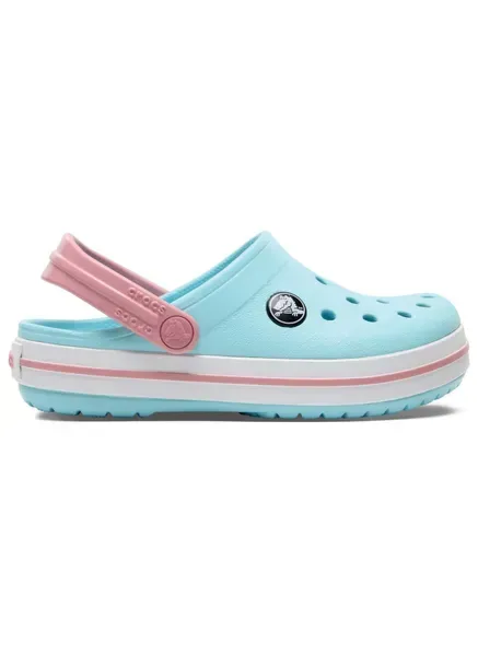 Підліткові сабо Crocs UNI Crocband Clog K BBt | 207006-4S3-ICE BLUE/WHITE фото