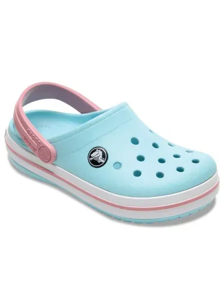 Підліткові сабо Crocs UNI Crocband Clog K BBt | 207006-4S3-ICE BLUE/WHITE фото