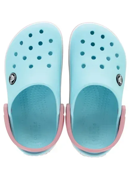 Підліткові сабо Crocs UNI Crocband Clog K BBt | 207006-4S3-ICE BLUE/WHITE фото