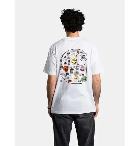 Футболка Carhartt WIP Catalogue C Logo White | I034761.02XX фото