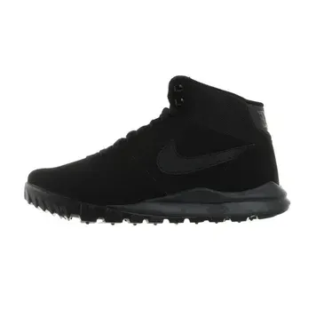 Черевики Nike Hoodland Suede 'Triple Black' | 654888-090 фото