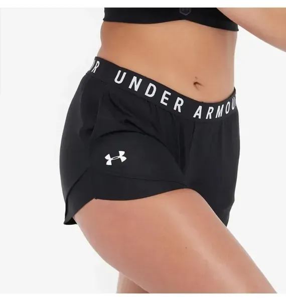 Жіночі шорти Under Armour Play Up Short 3.0 Black | 1344552-001 фото