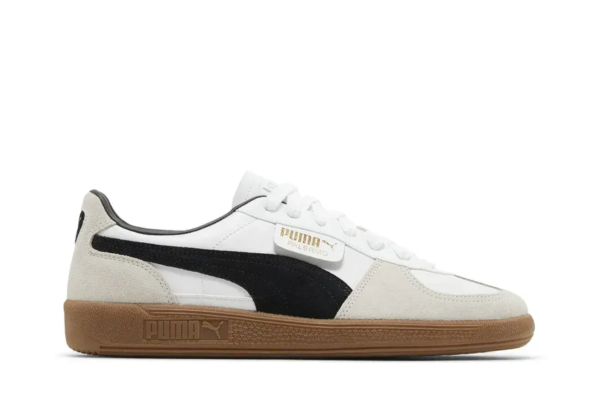 Кросівки Puma Palermo Lth 'White Black Gum'| 396464-01 фото