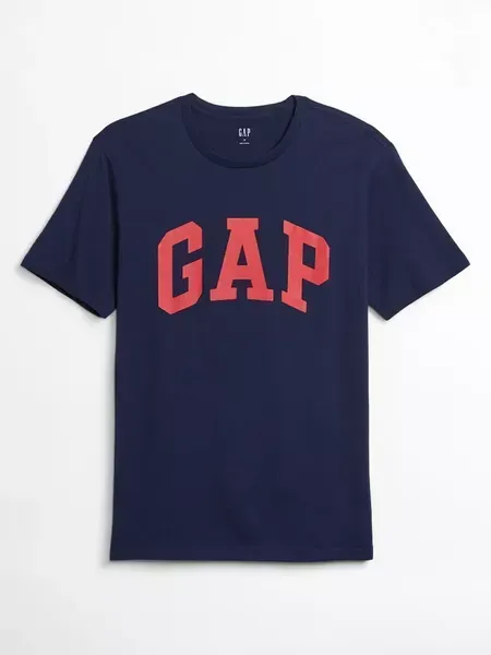 Чоловіча футболка Gap V-BASIC LOGO | 550338-04 фото