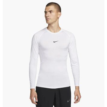 Чоловічий лонгслів Nike Pro Dri-Fit Tight Long-Sleeve Fitness Top White | FB7919-100 фото