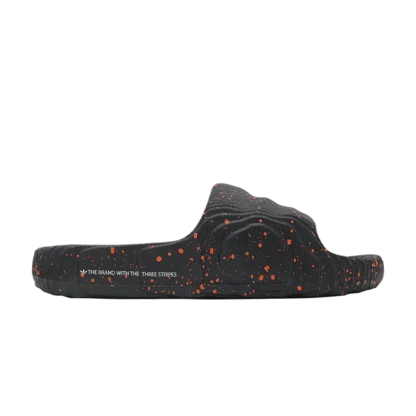 Капці adidas Adilette 22 Slide 'Black Orange Speckled'| IG9262 фото