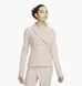 Жіноча кофта Nike Yoga Luxe Pink | DD5828-601 фото 1