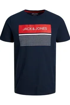 Чоловіча футболка Jack & Jones JJEBASIC | 12221009-NAVY BLAZER фото