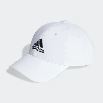 Бейсболка adidas COTTON TWILL BASEBALL CAP 'White / Black'| IB3243 фото