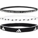 Пов'язка на голову adidas Multiple Width Training Headbands 'Black White'| IA3031