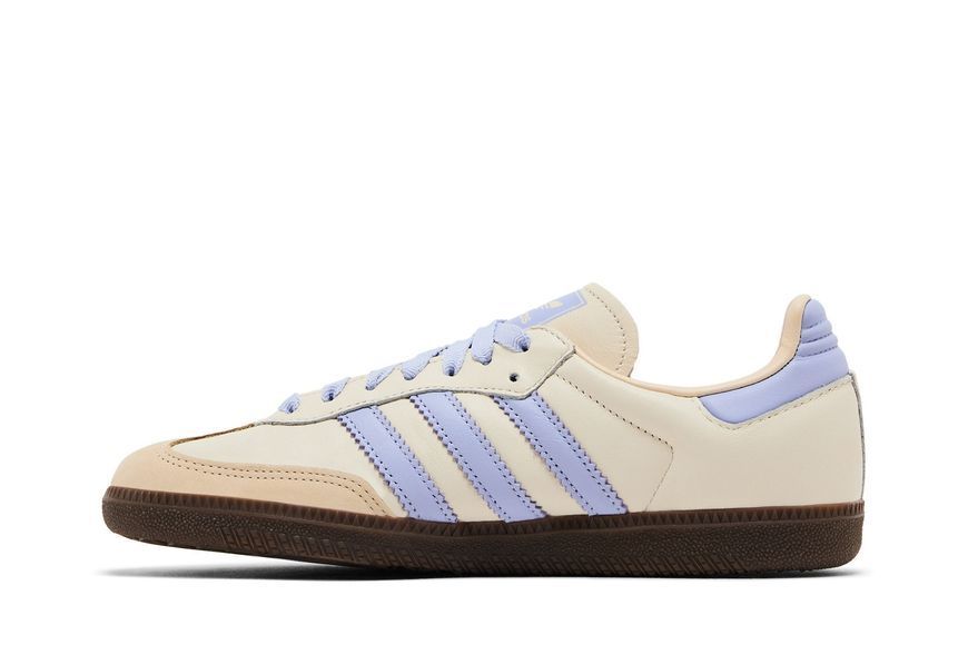 Жіночі кросівки adidas Samba OG 'Cream White Violet'| JI2678 фото